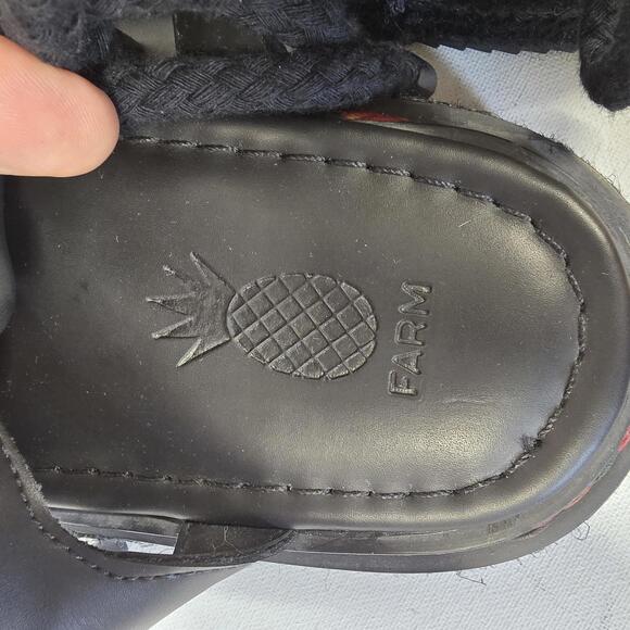 Farm Rio Sand Rope Tie Platform‎ Sandals Size 8 - Picture 4 of 6